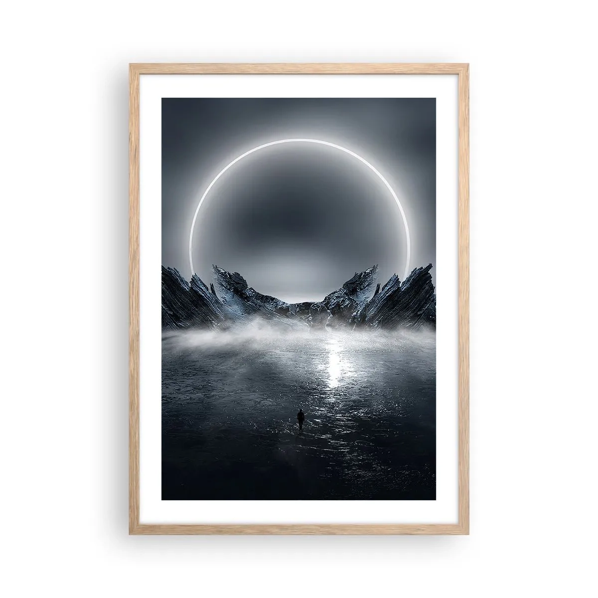 Poster in cornice rovere chiaro - La fine del racconto - 50x70 cm