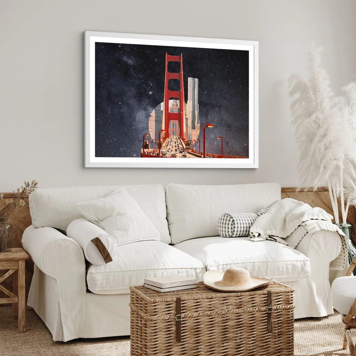 Poster in cornice bianca - Sempre al centro - 50x40 cm