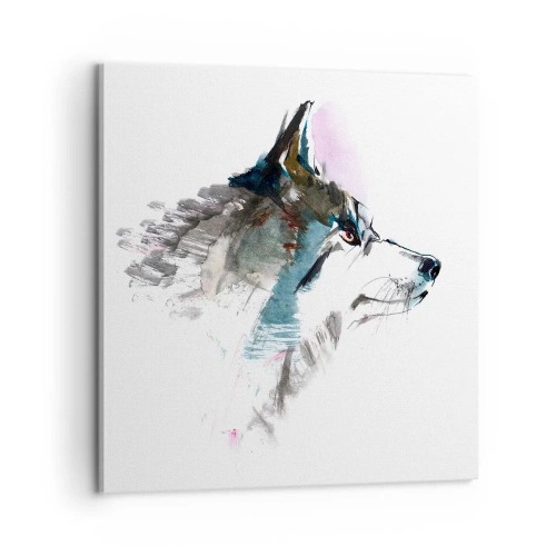 Quadro su tela - Stampe su Tela - Si parla del lupo - 60x60 cm