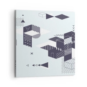 Quadro su tela - Stampe su Tela - La matematica nell'anima - 60x60 cm