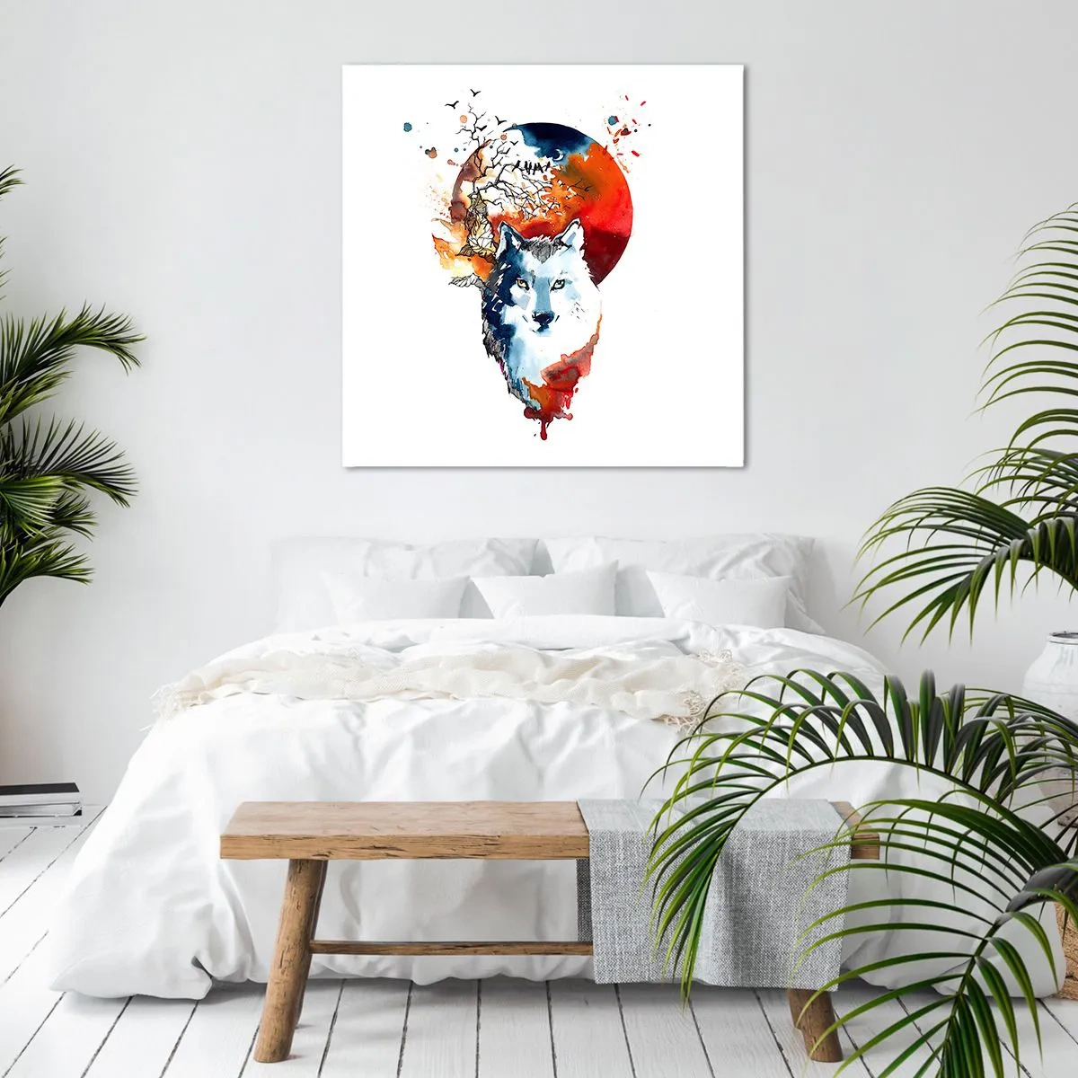 Quadro su tela - Stampe su Tela - Naso a naso con la notte - 70x70 cm