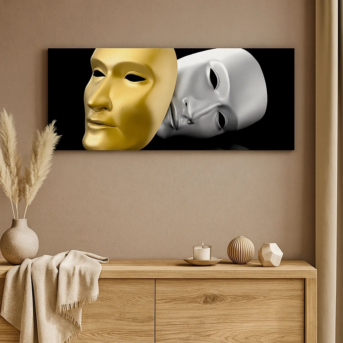 Quadro su tela - Stampe su Tela - La vita è teatro - 30x30 cm