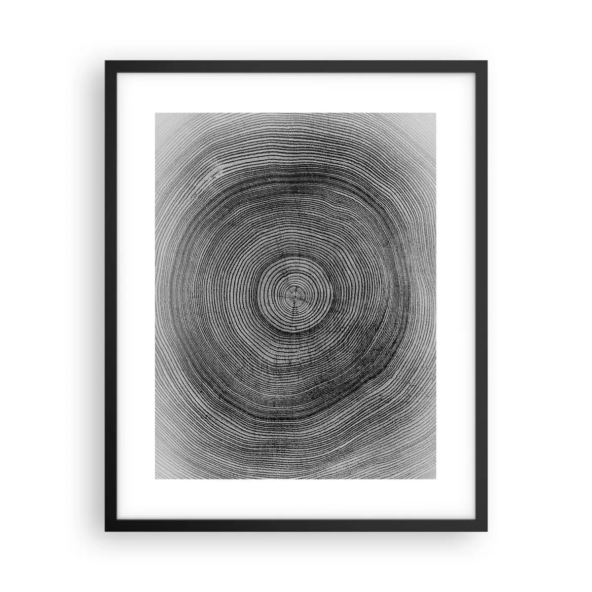 Poster in cornice nera - I segni del tempo - 40x50 cm