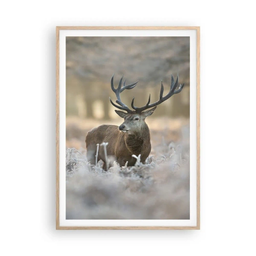 Poster in cornice rovere chiaro - Fresco mattino - 70x100 cm