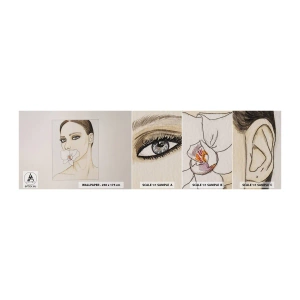 Campione di Fotomurale Adesivo Deluxe Sticker - Simbolo di eleganza e bellezza - Astrazione, Pezzo, Donna - 100x30 cm