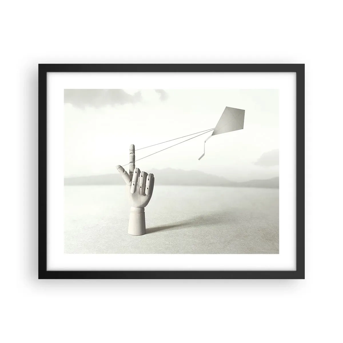 Poster in cornice nera - Prova di forza - 50x40 cm