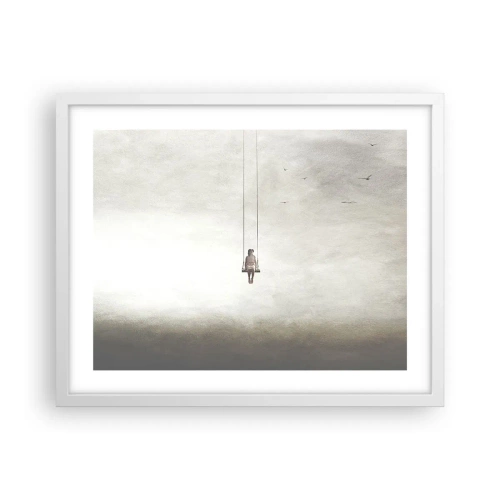 Poster in cornice bianca - Il bambino che è in noi - 50x40 cm