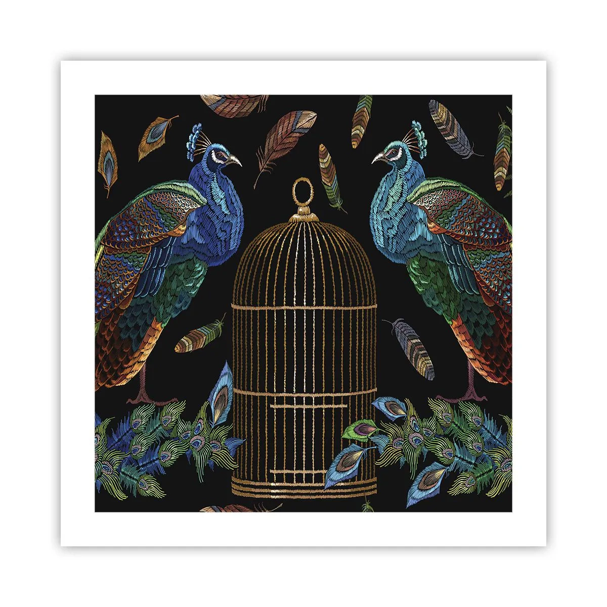 Poster - Con gli abiti reali - 50x50 cm