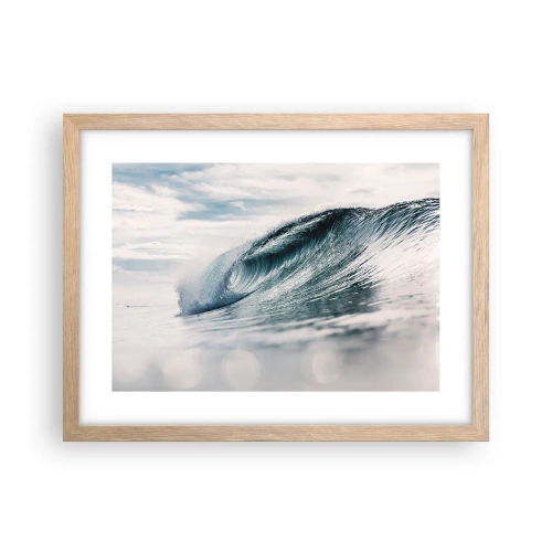 Poster in cornice rovere chiaro - Cima d'acqua - 40x30 cm
