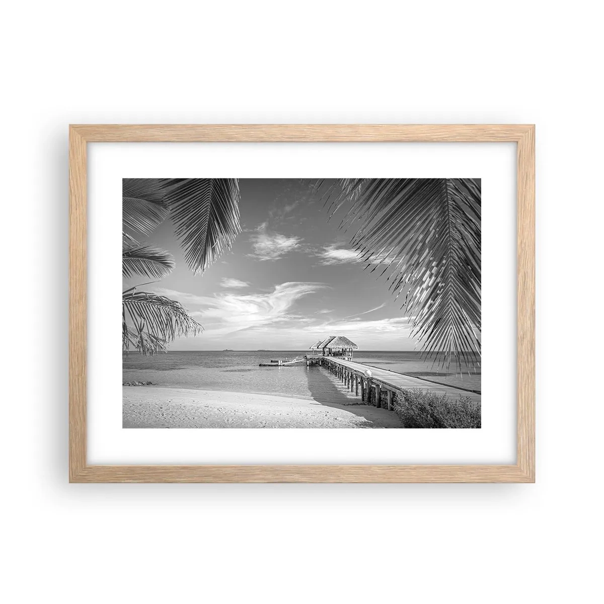 Poster in cornice rovere chiaro - Un ricordo o un sogno? - 40x30 cm