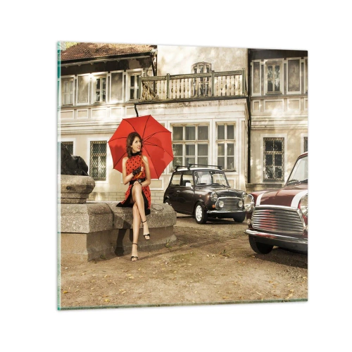 Quadro su vetro - Piccolo viaggio sentimentale - 30x30 cm