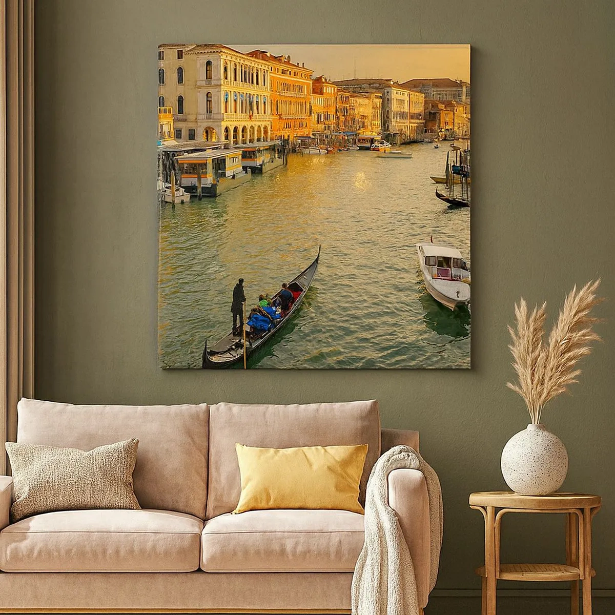 Quadro su tela - Stampe su Tela - Sul lato assolato della strada - 30x30 cm