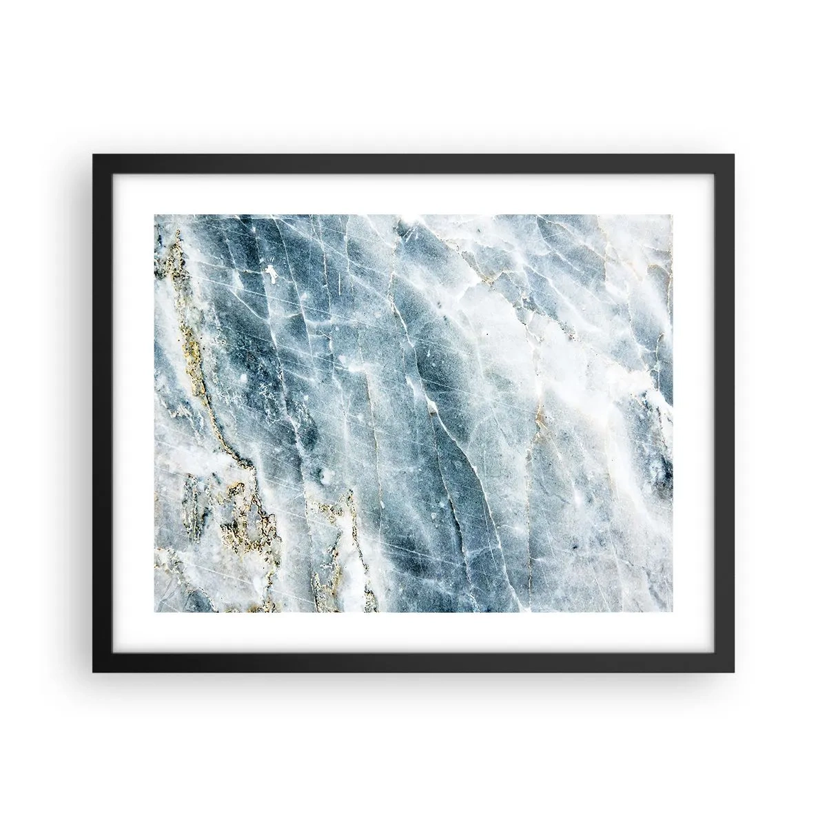 Poster in cornice nera - Mondo di ghiaccio - 50x40 cm