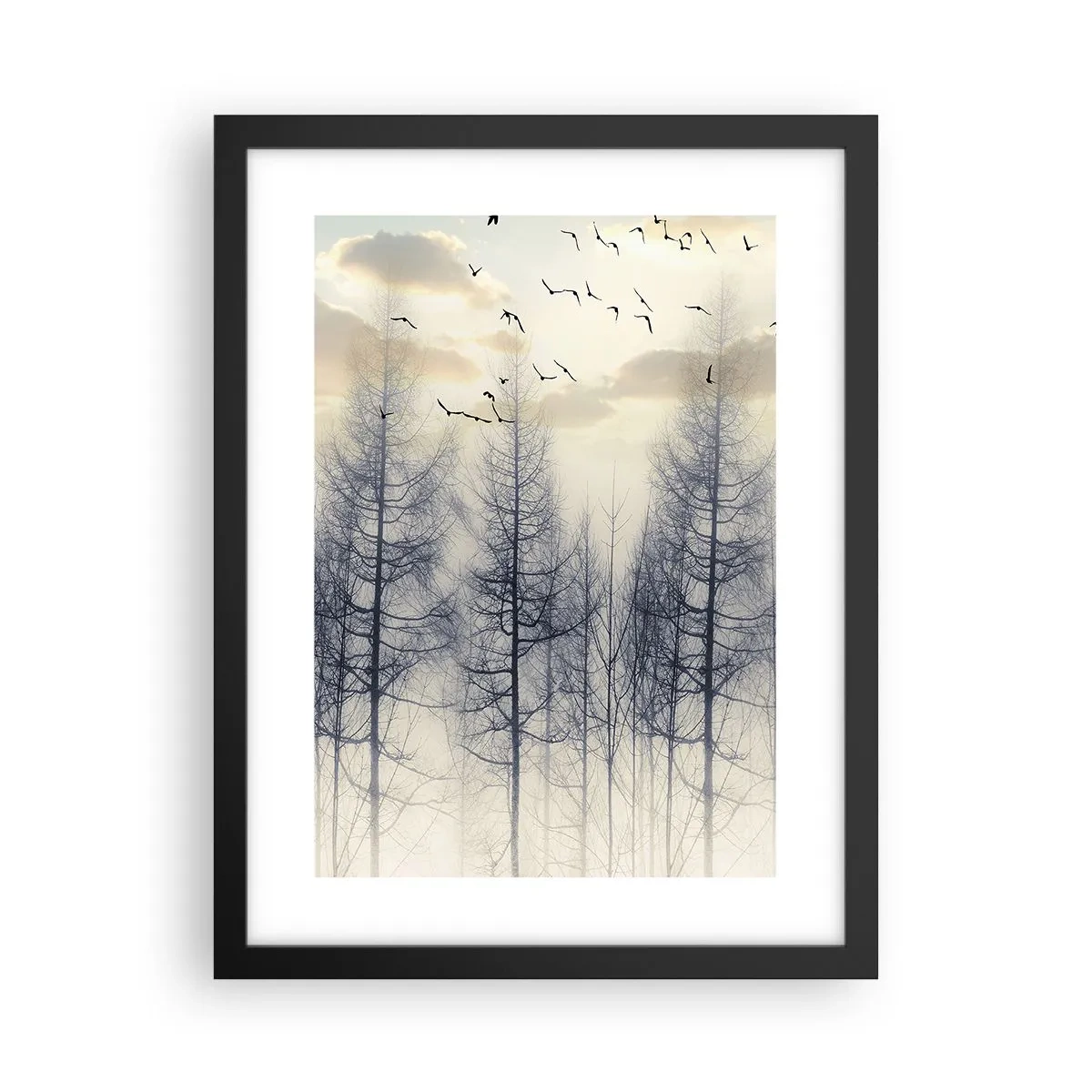 Poster in cornice nera - Lo spirito della foresta - 30x40 cm