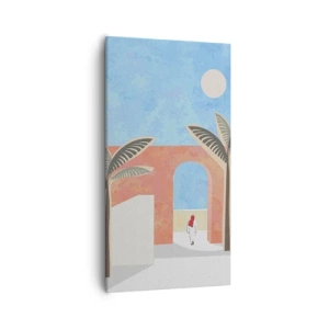 Quadro su tela - Stampe su Tela - Giornata araba - 55x100 cm