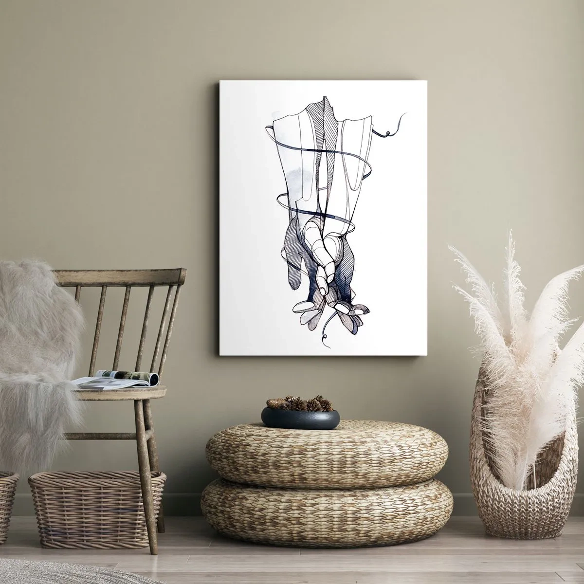 Quadro su tela - Stampe su Tela - Studio del tocco - 55x100 cm