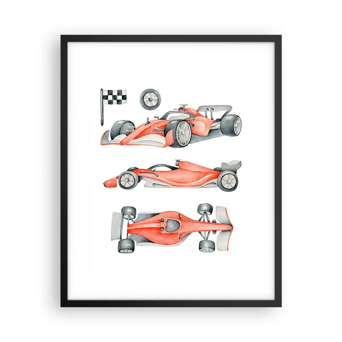 Poster in cornice nera - Inseguendo i sogni - 40x50 cm