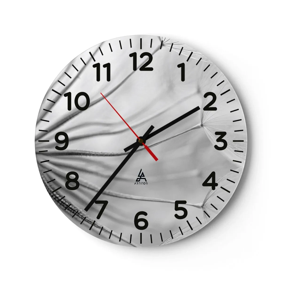 Orologio da parete - Orologio in Vetro - Denti di leone, aquiloni - 40x40 cm