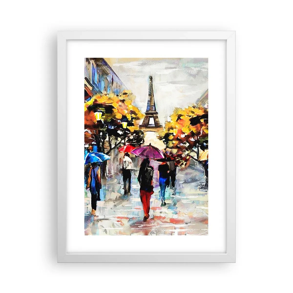 Poster in cornice bianca - Bella soprattutto d'autunno - 30x40 cm