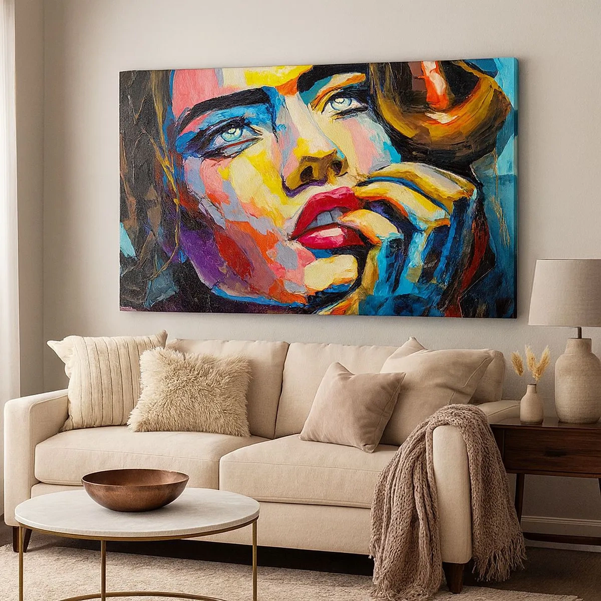 Quadro su tela - Stampe su Tela - I sogni come uccelli planano nel cielo - 100x40 cm