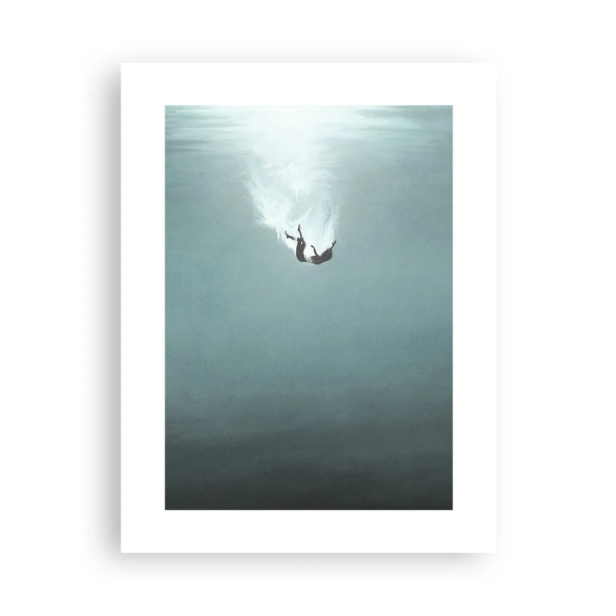 Poster - Nell'abbraccio dell'oceano - 30x40 cm