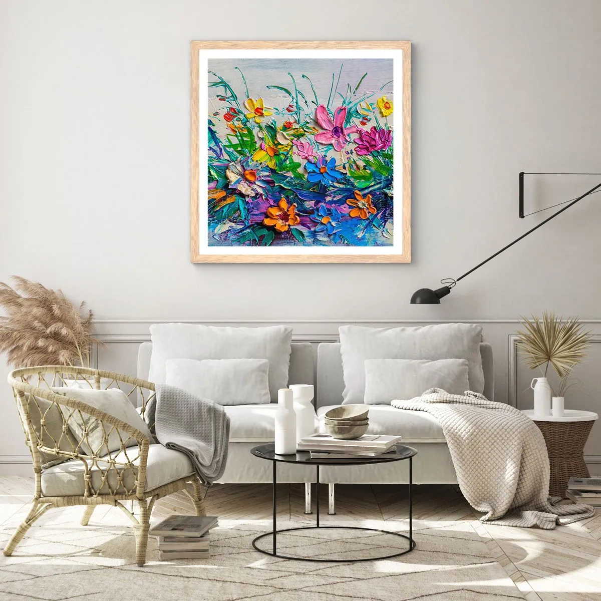 Poster in cornice rovere chiaro - Natura per niente morta - 40x40 cm