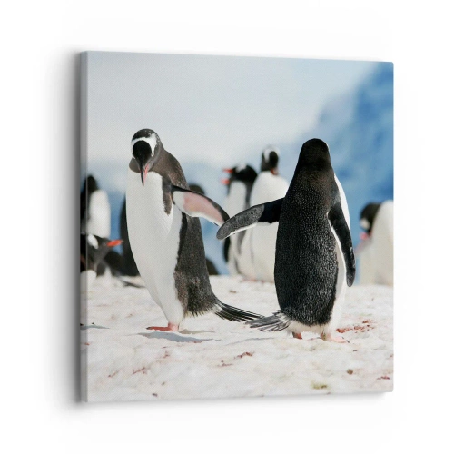 Quadro su tela - Stampe su Tela - Danza sulla neve - 30x30 cm