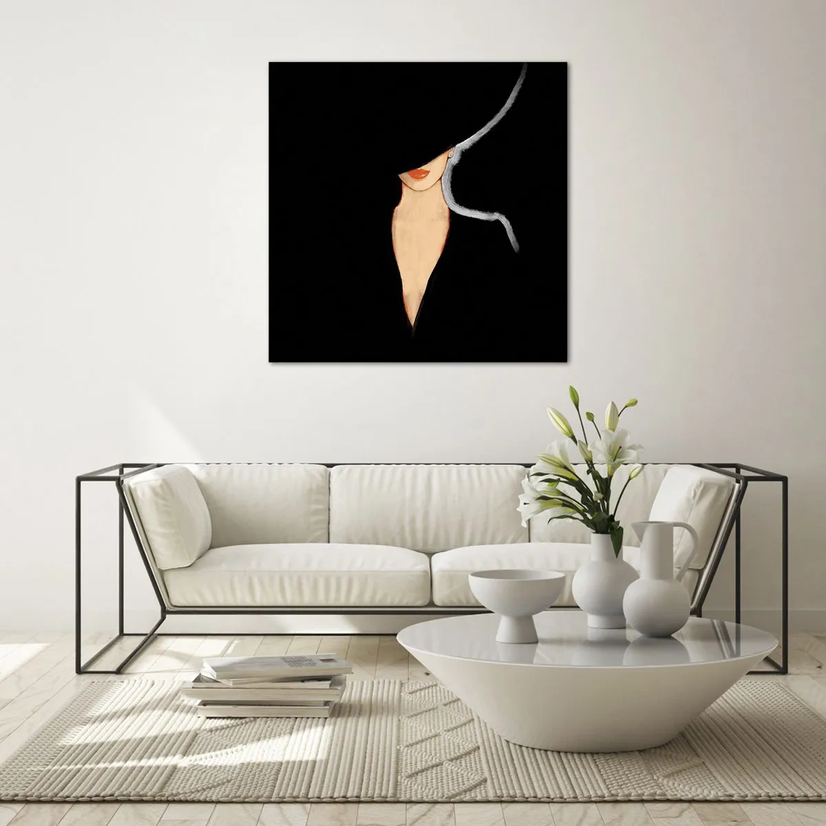 Quadro su vetro - Eleganza e stile - 40x40 cm