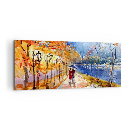 Quadro su tela - Stampe su Tela - Insieme fino ai confini del tempo - 100x40 cm