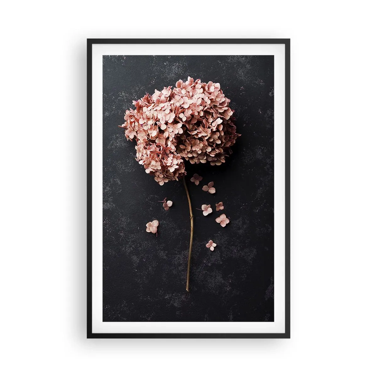 Poster in cornice nera - Un vero segno romantico - 61x91 cm