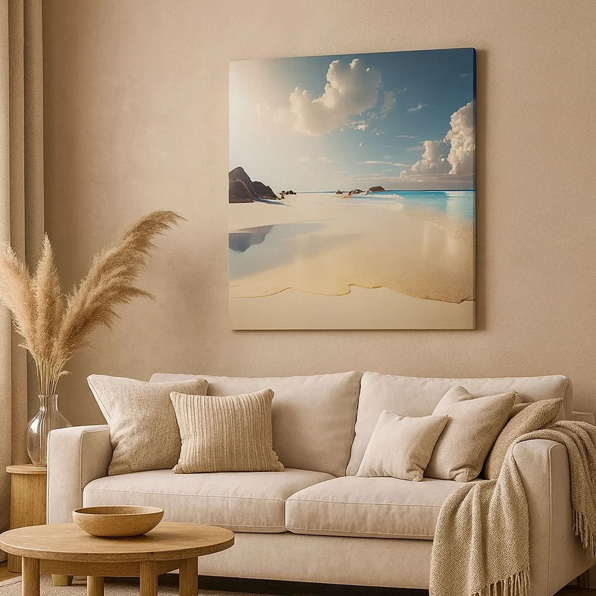 Quadro su tela - Stampe su Tela - Giornata ideale - 30x30 cm