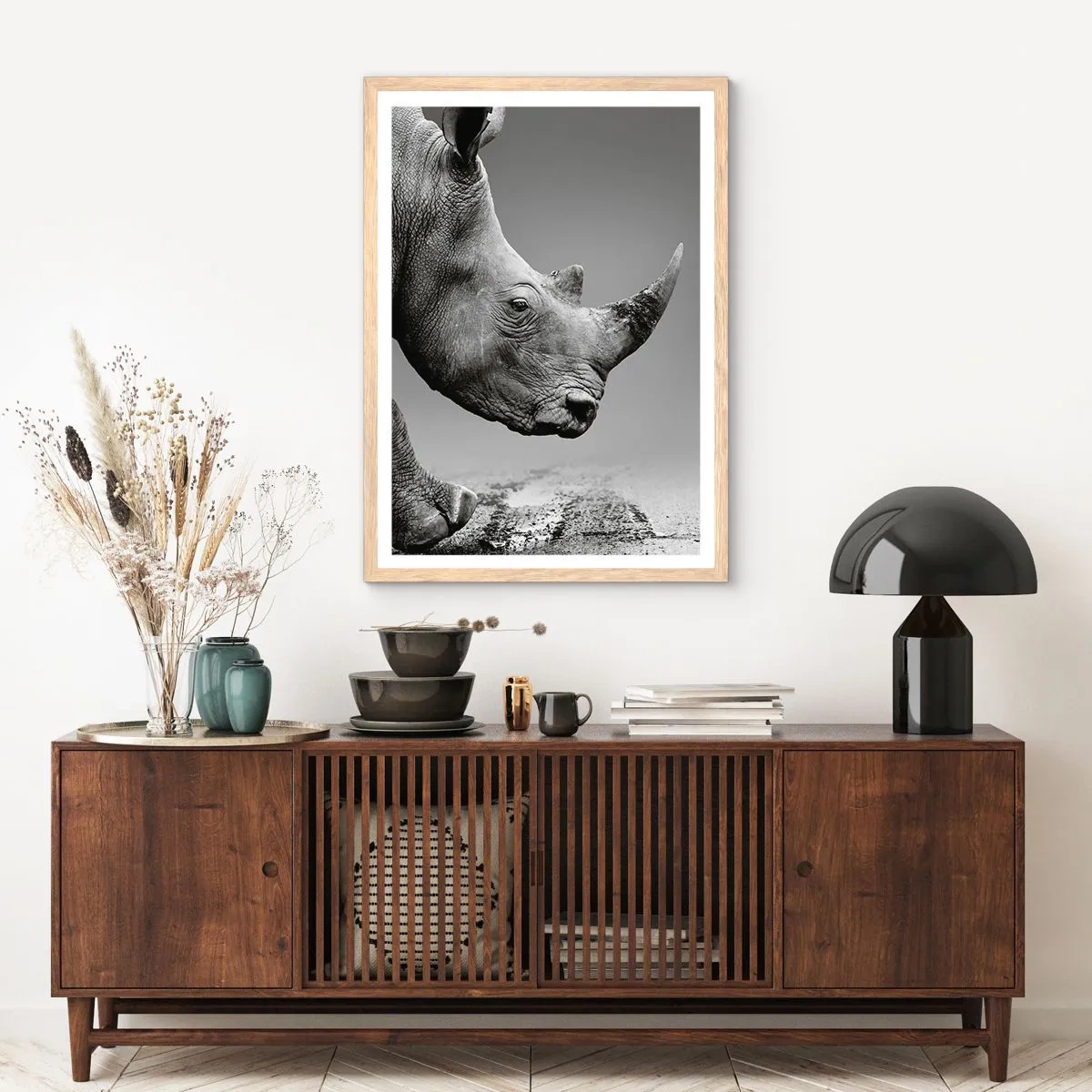 Poster in cornice rovere chiaro - Forza irrefrenabile - 30x40 cm