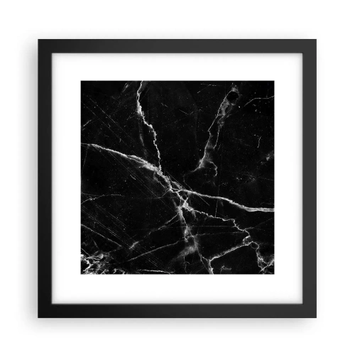 Poster in cornice nera - La vita segreta delle pietre - 30x30 cm