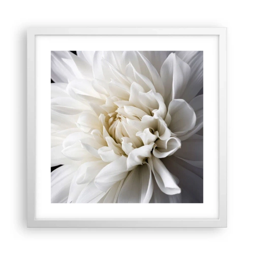Poster in cornice bianca - Il mattino della sposa - 40x40 cm