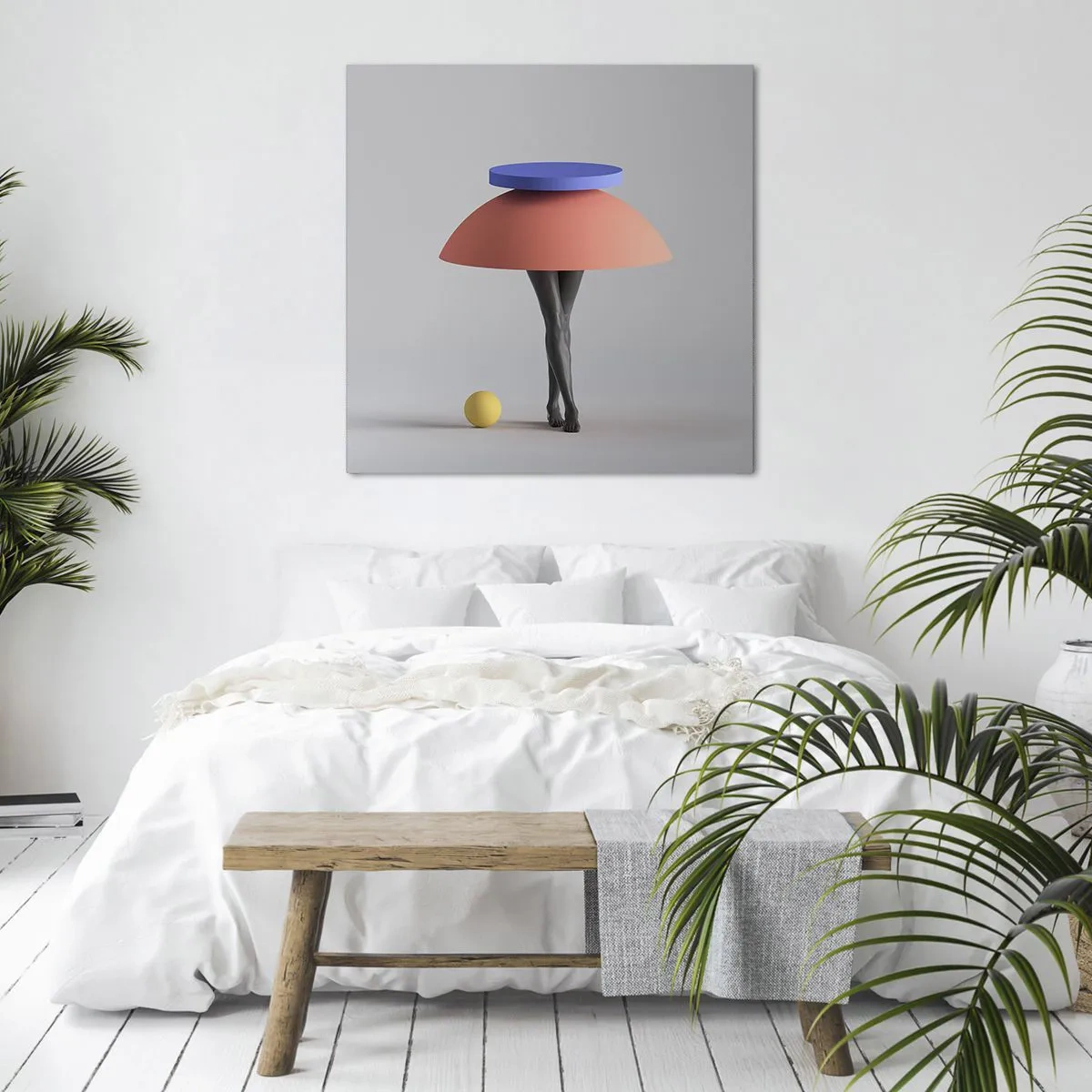 Quadro su tela - Stampe su Tela - Composizione surrealista - 40x40 cm