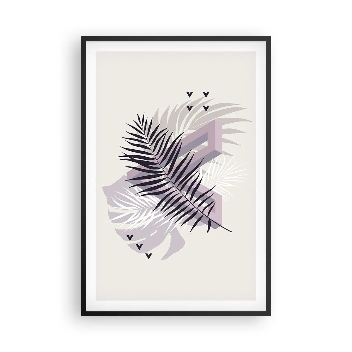 Poster in cornice nera - L'ombra dell'ombra - 61x91 cm