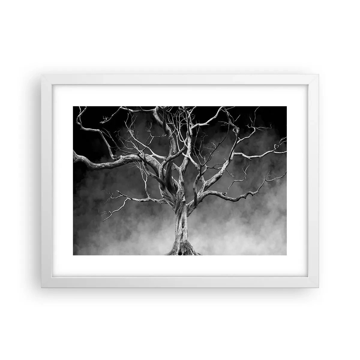 Poster in cornice bianca - Primordiale e sacro - 40x30 cm