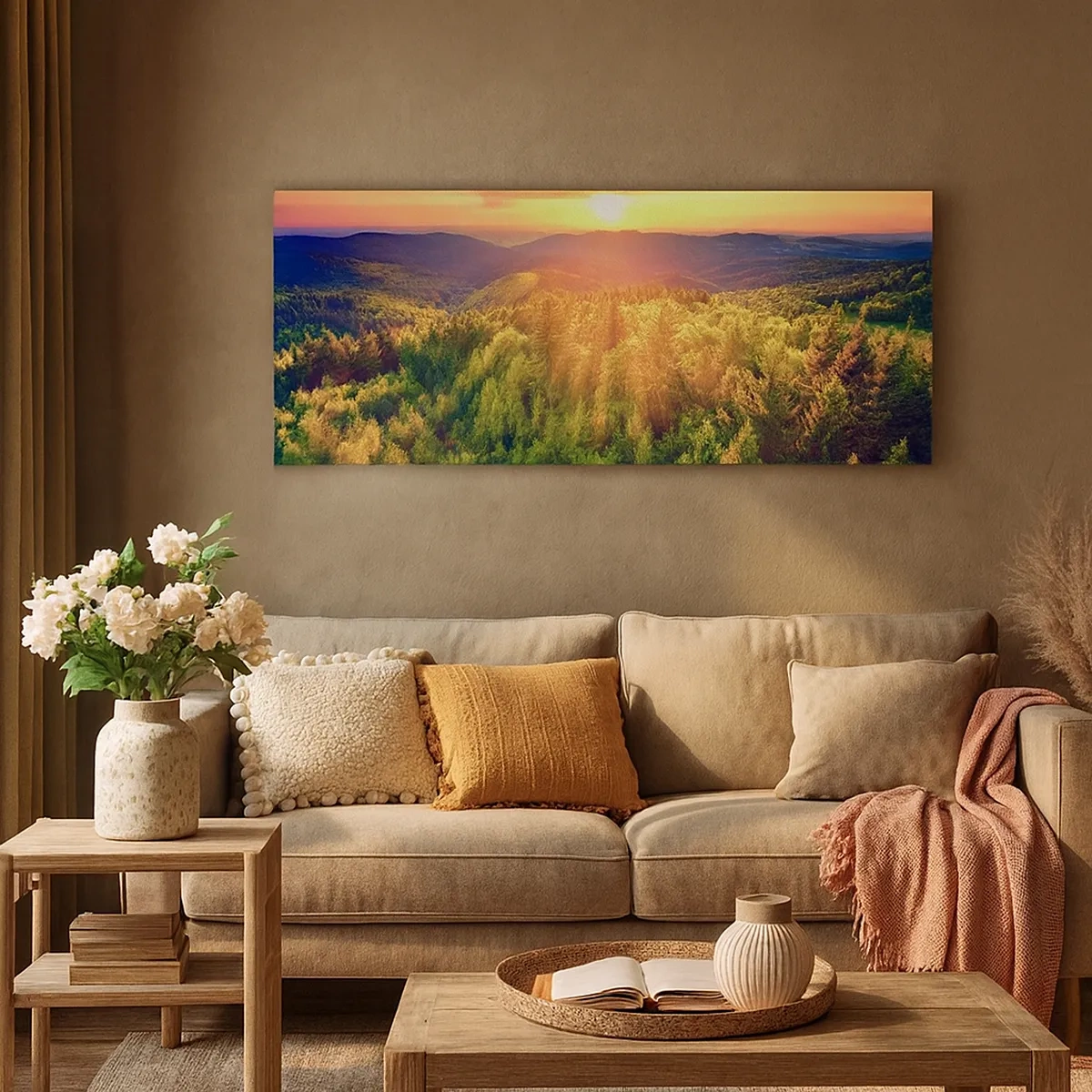 Quadro su tela - Stampe su Tela - Vette e cime - 30x30 cm