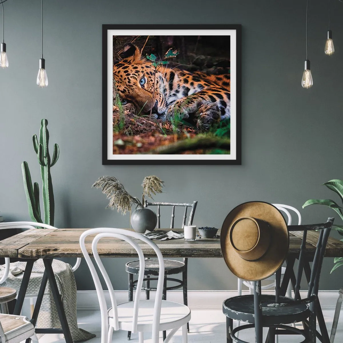 Poster in cornice nera - Fidati di me - 50x50 cm