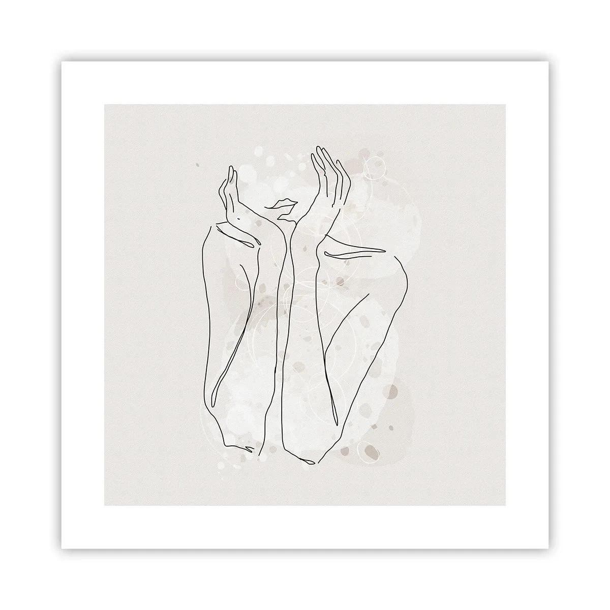 Poster - Attimo sognante - 40x40 cm