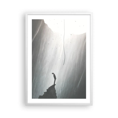 Poster in cornice bianca - C'è sempre una via d'uscita - 50x70 cm