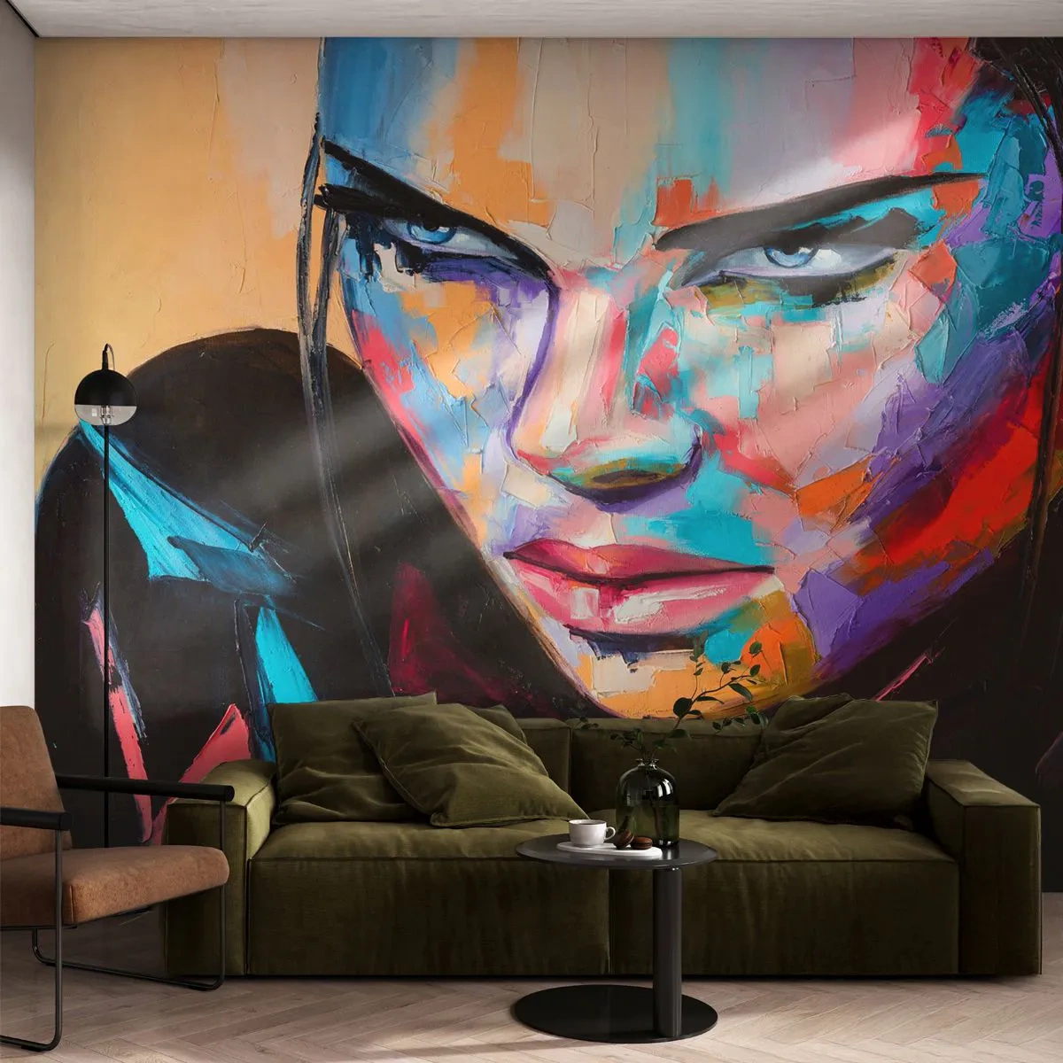 Fotomurali Premium Canvas - Cuore selvatico - Donna, Ritratto di una donna, Ragazza - 250x175 cm