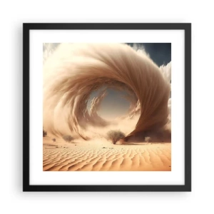Poster in cornice nera - Il portale è aperto - 40x40 cm