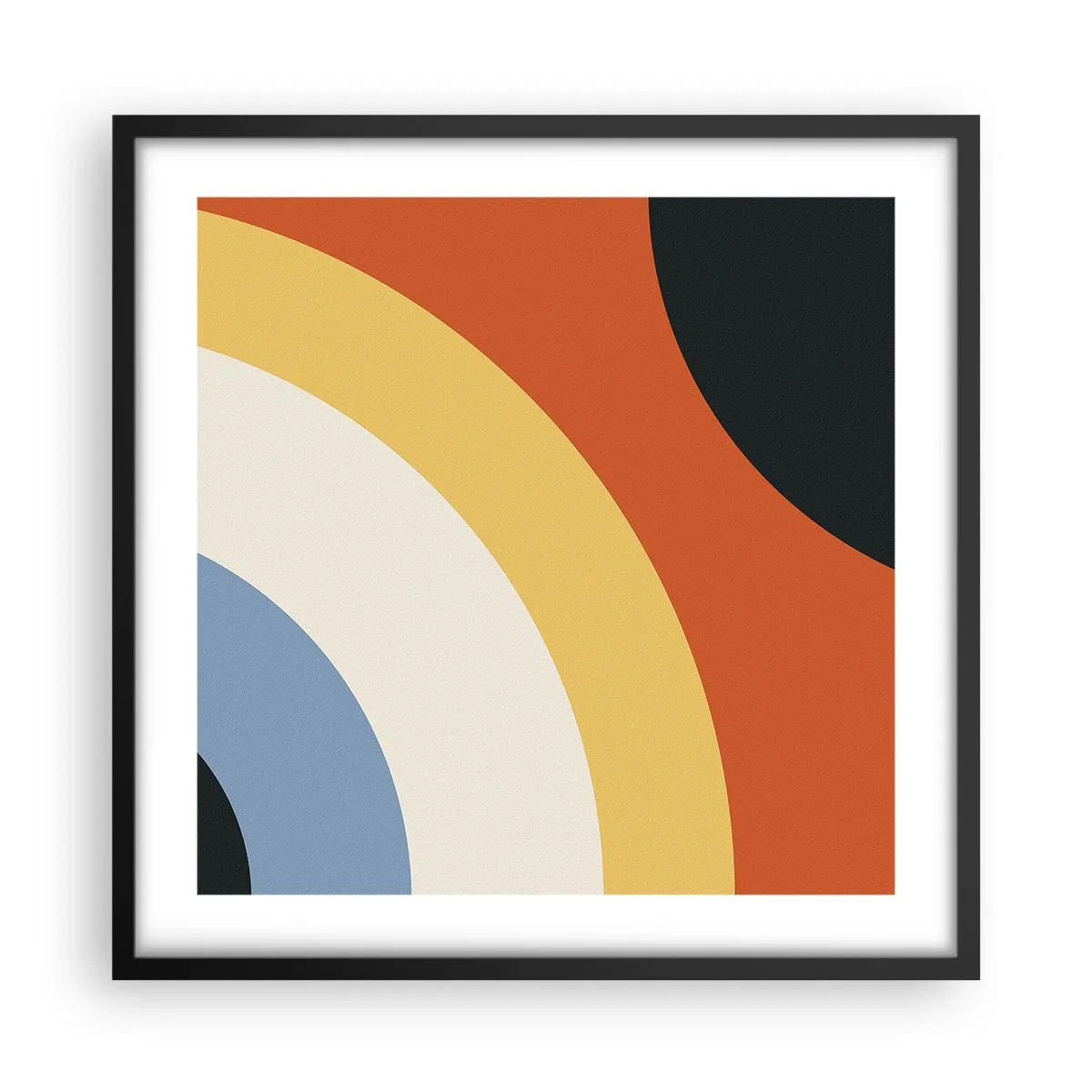 Poster in cornice nera - Verso di se - 50x50 cm