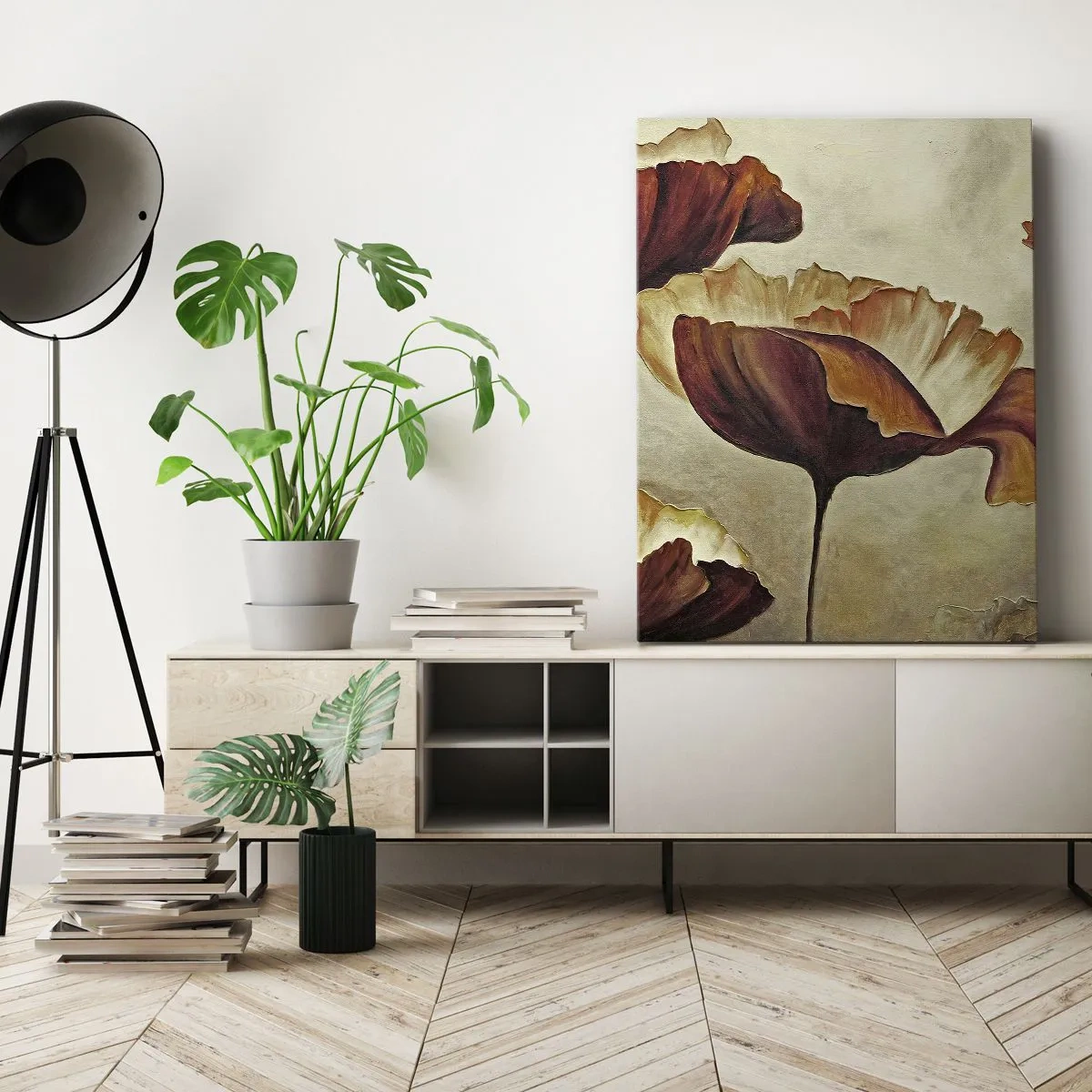 Quadro su tela - Stampe su Tela - Nei prati e nei campi - 65x120 cm