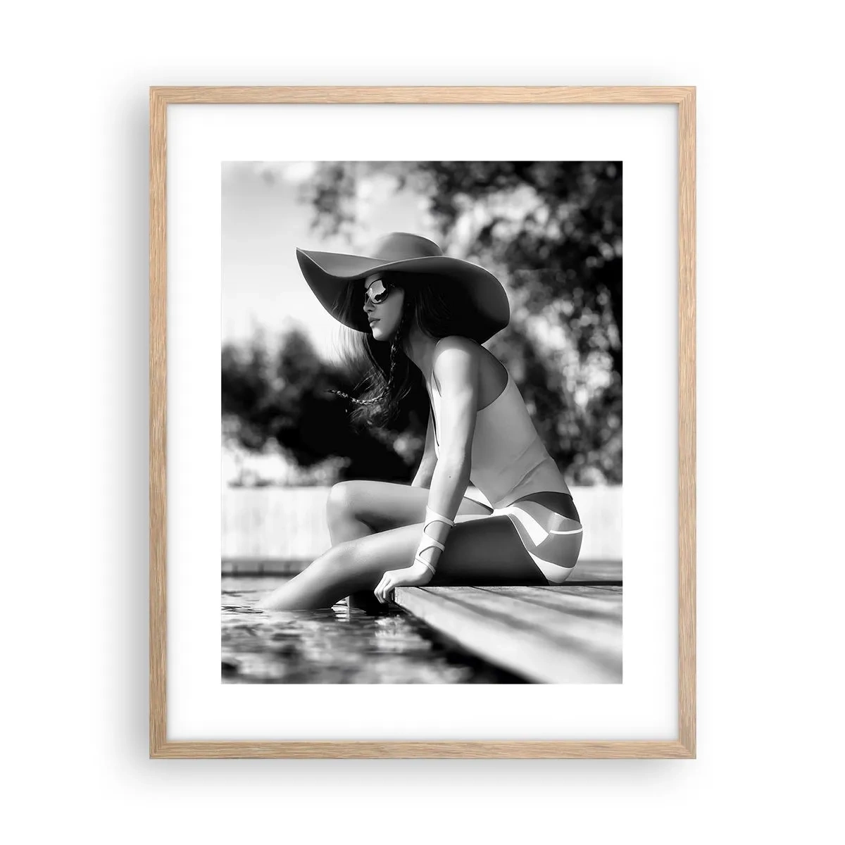 Poster in cornice rovere chiaro - Sogno estivo - 40x50 cm