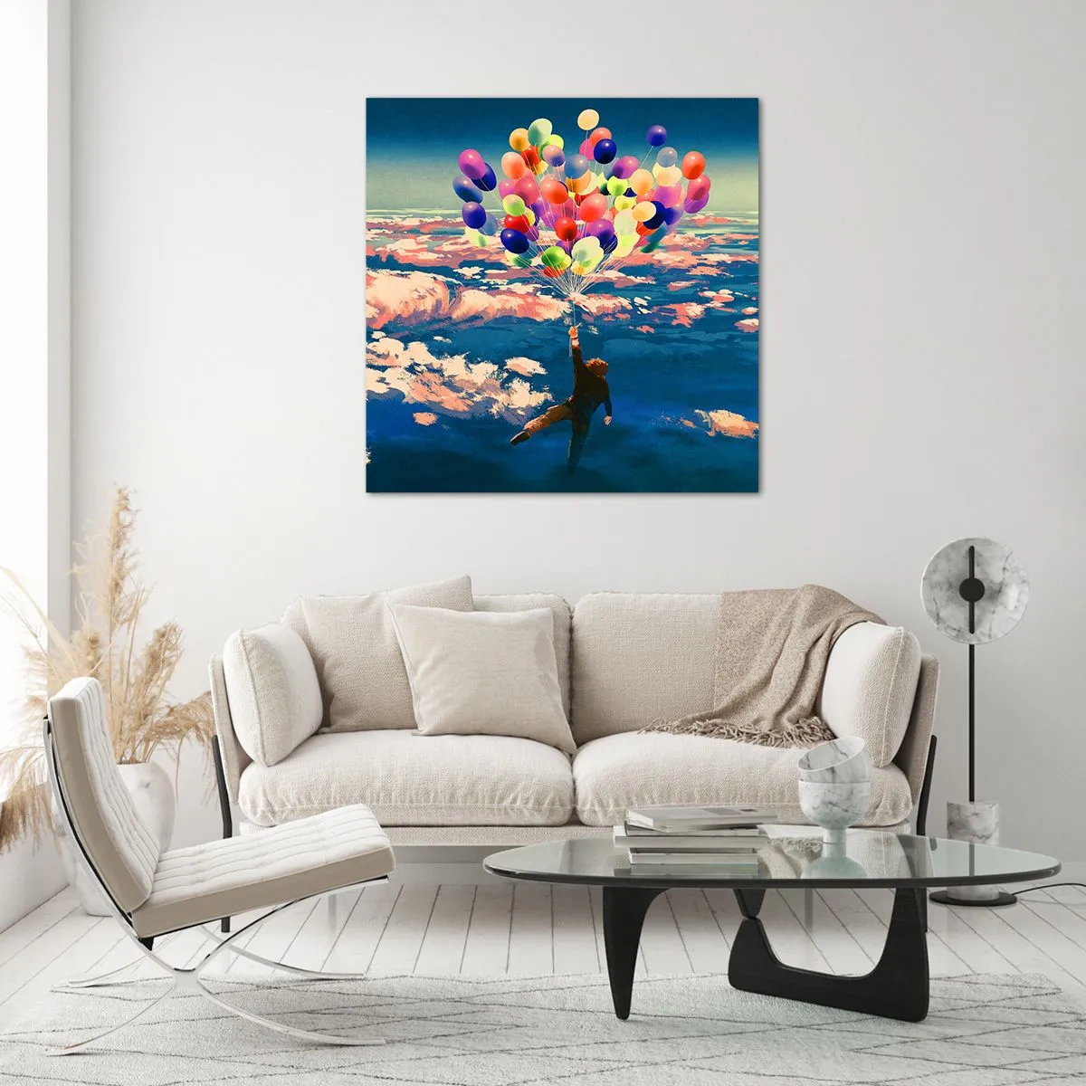 Quadro su vetro - Il sogno dell'infanzia realizzato - 30x30 cm