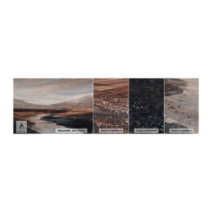 Campione di Fotomurale Premium Canvas - Valle tranquilla - Paesaggio, Paesaggio, Pezzo - 100x30 cm