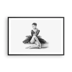 Poster in cornice nera - Incantata dalla danza - 91x61 cm