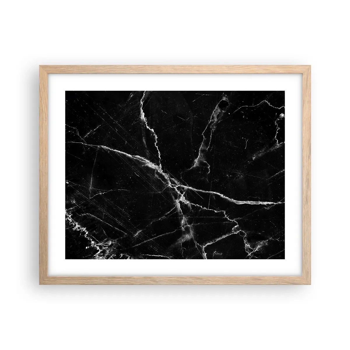 Poster in cornice rovere chiaro - La vita segreta delle pietre - 50x40 cm